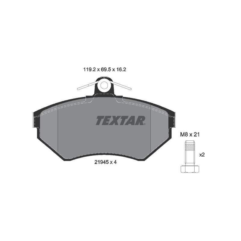 TEXTAR 2194502 Brake Pads