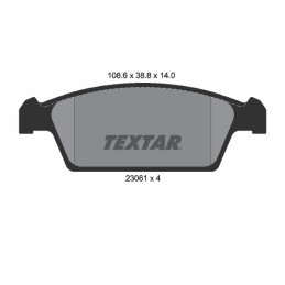 TEXTAR 2306101 Brake Pads