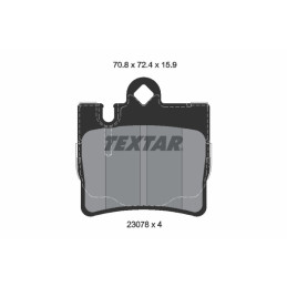 TEXTAR 2307801 Brake Pads