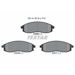 TEXTAR 2308601 Brake Pads