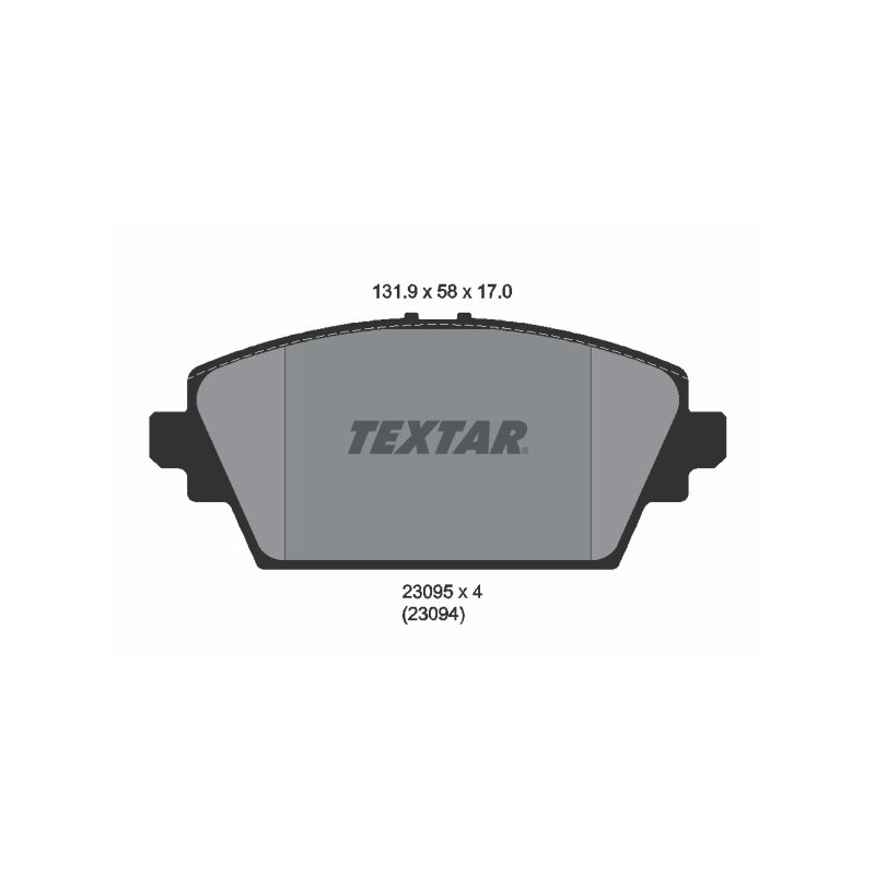 TEXTAR 2309501 Brake Pads