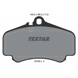 TEXTAR 2313901 Brake Pads