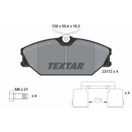 TEXTAR 2317203 Brake Pads