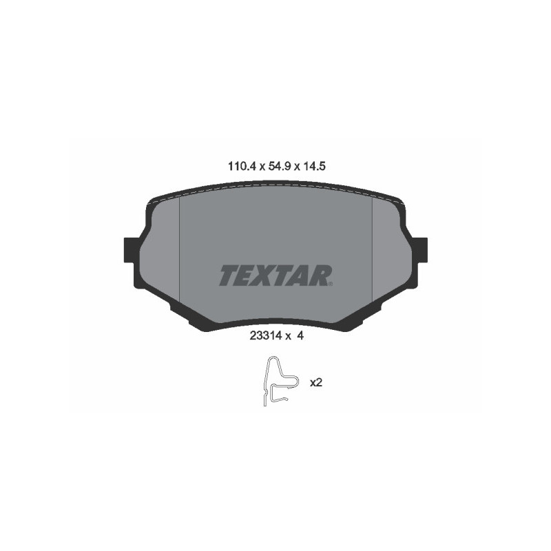 TEXTAR 2331401 Brake Pads