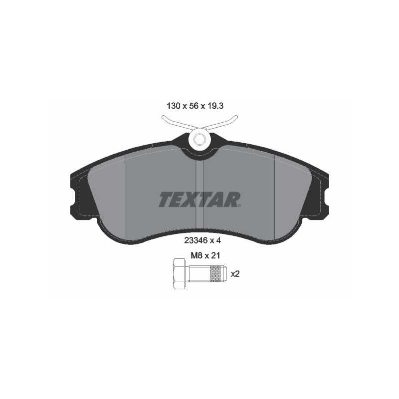 TEXTAR 2334602 Brake Pads