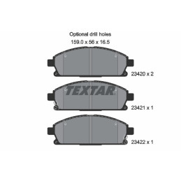 TEXTAR 2342001 Brake Pads