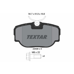 TEXTAR 2345801 Brake Pads