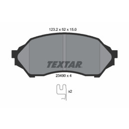 TEXTAR 2349002 Brake Pads