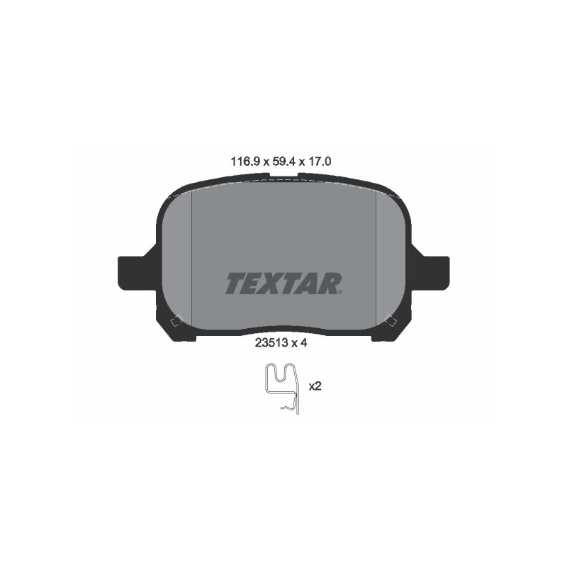TEXTAR 2351302 Brake Pads