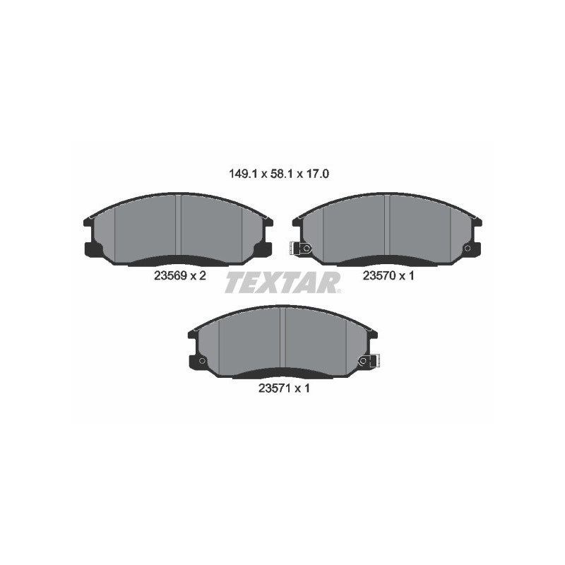 TEXTAR 2356901 Brake Pads