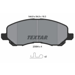 TEXTAR 2358401 Brake Pads