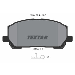 TEXTAR 2370301 Brake Pads