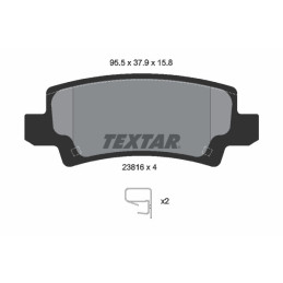 TEXTAR 2381601 Brake Pads