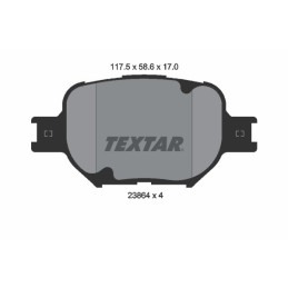 TEXTAR 2386401 Bremsbeläge