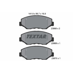 TEXTAR 2386801 Bremsbeläge