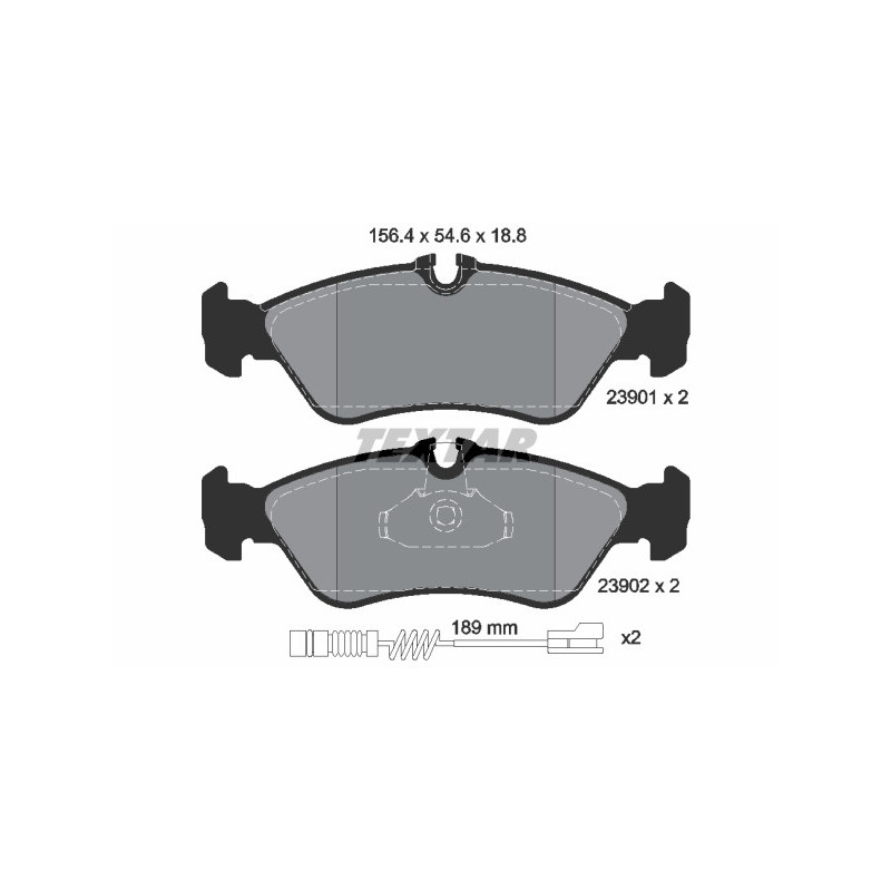 TEXTAR 2390101 Brake Pads