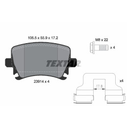 TEXTAR 2391401 Brake Pads