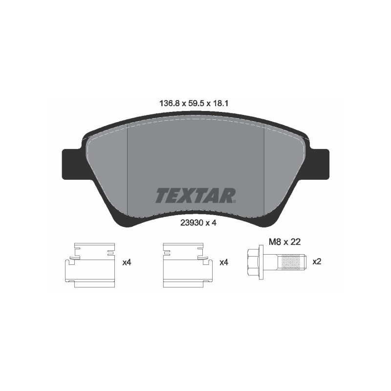 TEXTAR 2393001 Brake Pads
