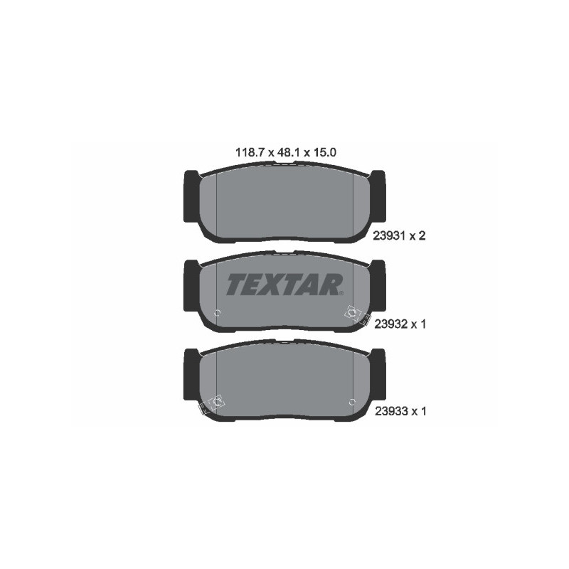 TEXTAR 2393101 Brake Pads