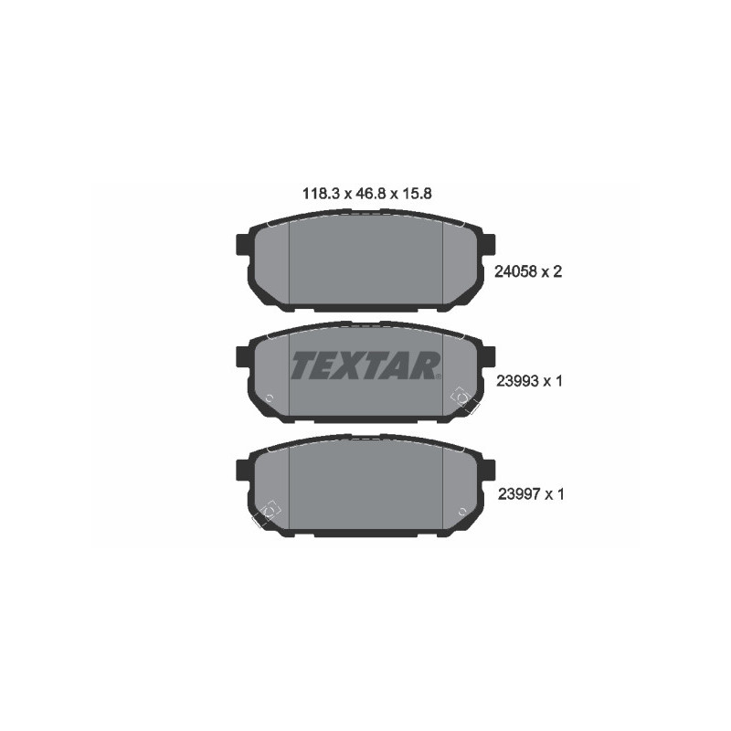 TEXTAR 2405801 Brake Pads