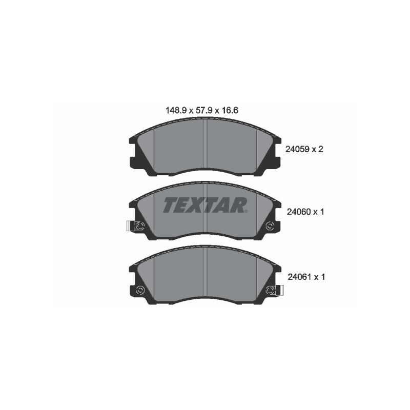 TEXTAR 2405901 Brake Pads