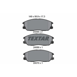 TEXTAR 2406801 Bremsbeläge