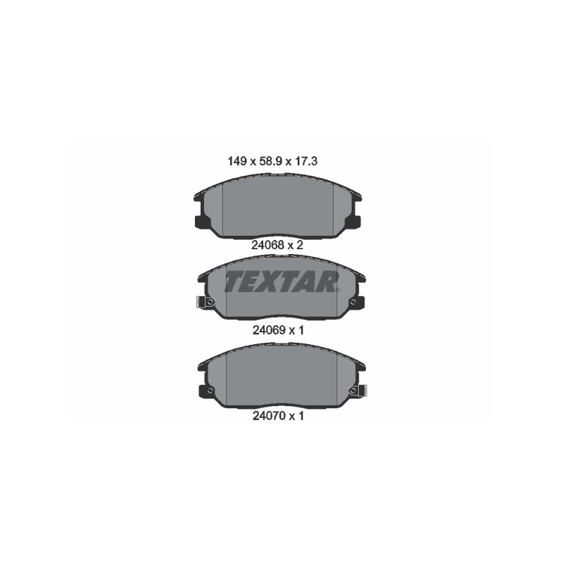 TEXTAR 2406801 Brake Pads