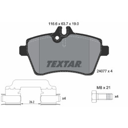 TEXTAR 2407702 Brake Pads