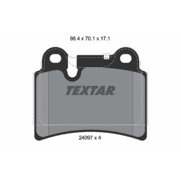 TEXTAR 2409701 Brake Pads