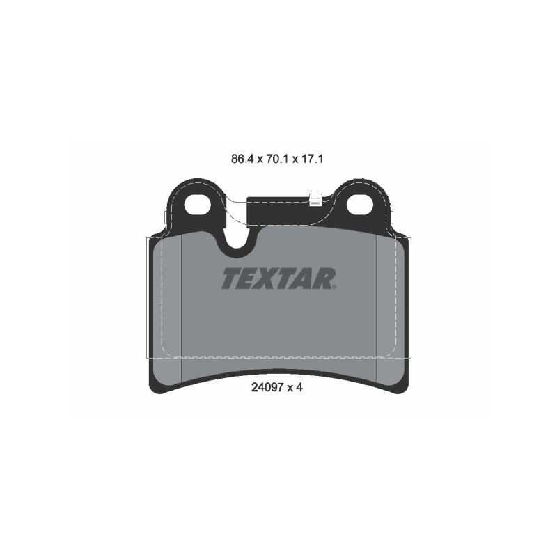 TEXTAR 2409701 Brake Pads