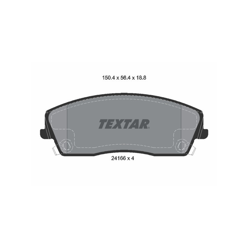 TEXTAR 2416601 Brake Pads