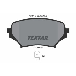 TEXTAR 2429701 Brake Pads