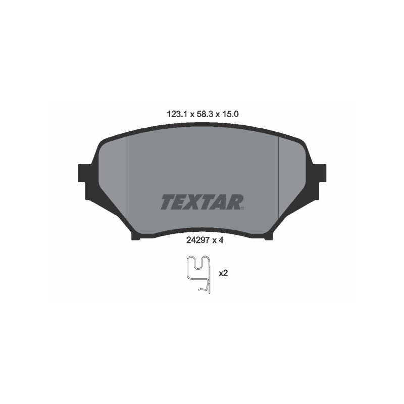 TEXTAR 2429701 Brake Pads
