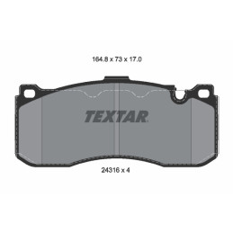 TEXTAR 2431601 Bremsbeläge