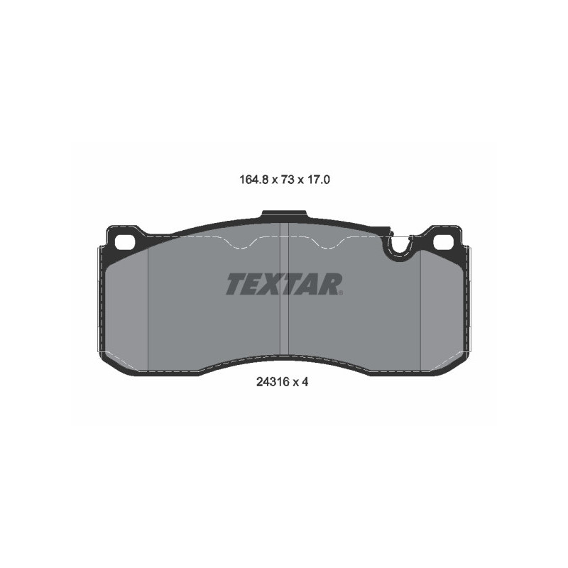 TEXTAR 2431601 Brake Pads