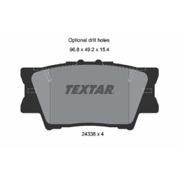 TEXTAR 2433801 Brake Pads