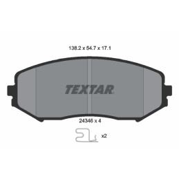 TEXTAR 2434601 Brake Pads