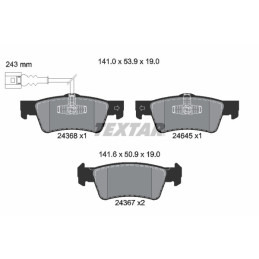 TEXTAR 2436801 Brake Pads