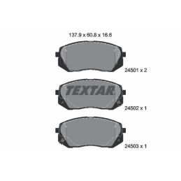 TEXTAR 2450101 Bremsbeläge