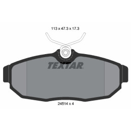 TEXTAR 2451401 Brake Pads