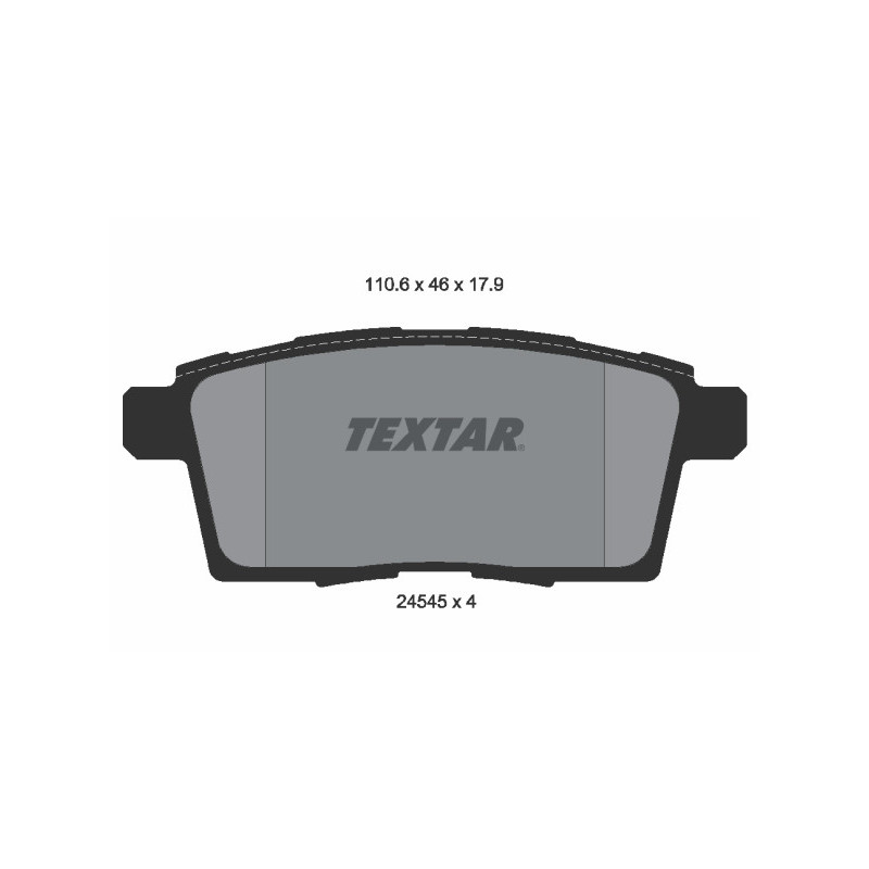 TEXTAR 2454501 Brake Pads
