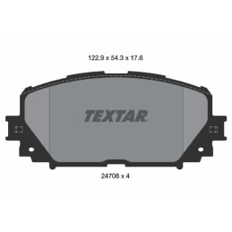 TEXTAR 2470801 Bremsbeläge