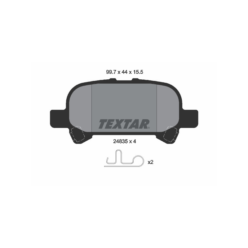 TEXTAR 2483501 Brake Pads