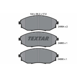 TEXTAR 2486401 Brake Pads