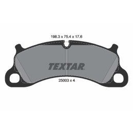 TEXTAR 2500301 Brake Pads