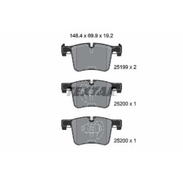 TEXTAR 2519901 Brake Pads