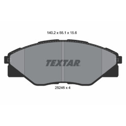 TEXTAR 2524601 Brake Pads
