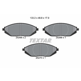 TEXTAR 2526801 Brake Pads