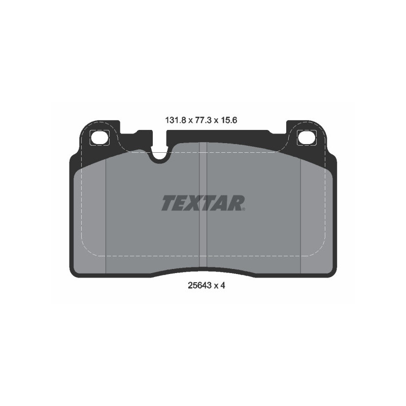 TEXTAR 2564302 Brake Pads