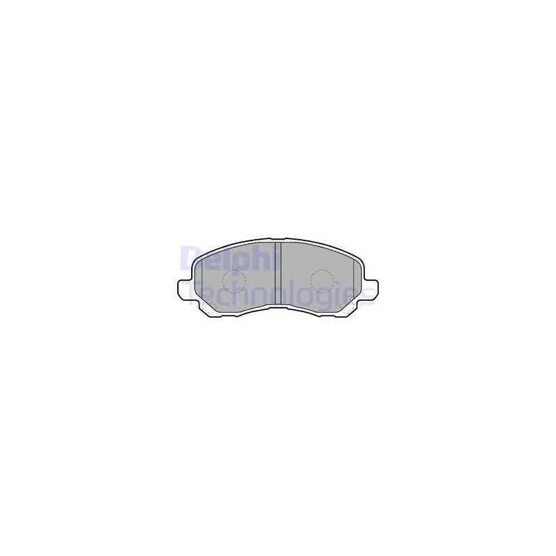 PRZÓD Klocki hamulcowe Chrysler Citroen Jeep Lancia Mitsubishi Peugeot DELPHI LP1684